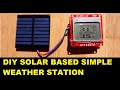 DIY Solar powered weather station ( Temperature & Humidity ) from 5 components (ATTINY/ARDUINO) image