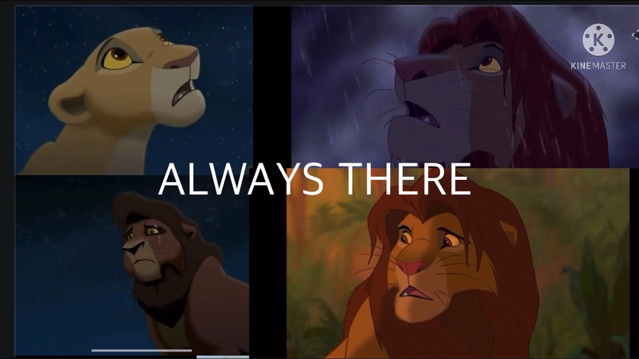 SIMBA/NALA + KOVU/KIARA ALWAYS THERE FROM LADY AND THE TRAMP 2 SCAMP’S ADVENTURE