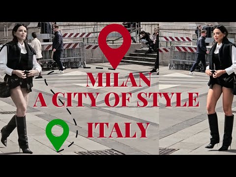 🇮🇹😎MILAN: A CITY OF STYLE👣 #fashiontrends #style #fashion2025