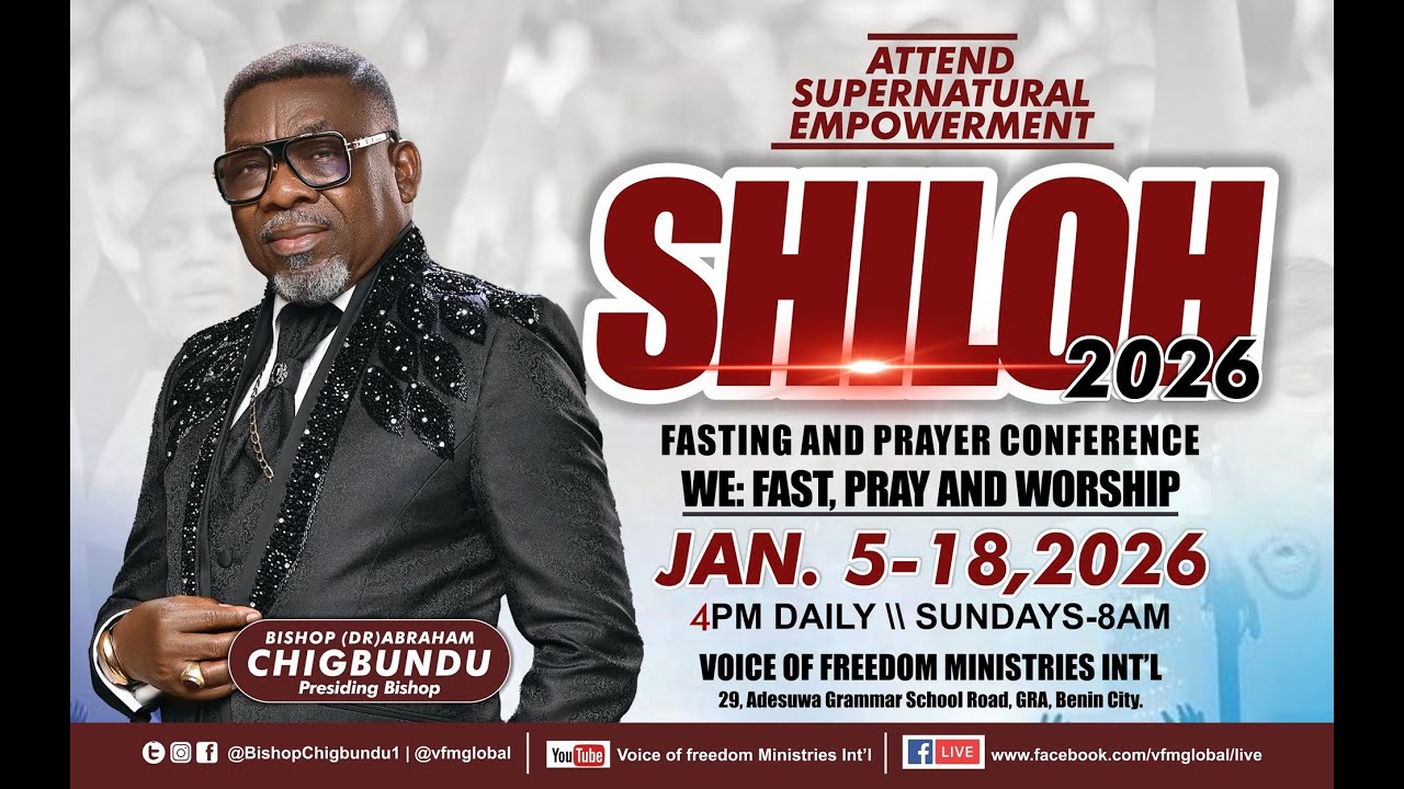 SHILOH 2026 Day 8 | Healing & Restoration | Fasting & Prayer | Bishop Chigbundu