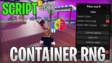 [📦OP] Container RNG Best Script Infinite Coins & Auto Unlock Containers Roblox 2025
