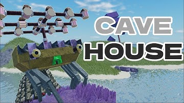 Building a CAVE HOUSE in Evolve 3D
