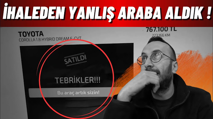 İHALEDEN YANLIŞ ARABA ALDIK !!