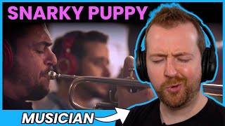 Musician reacts to SNARKY PUPPY Shofukan (We Like It Here)