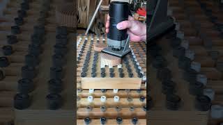 trim router on the downdraft table demo #woodworking #router #downdraft #silicone #bumper #wood