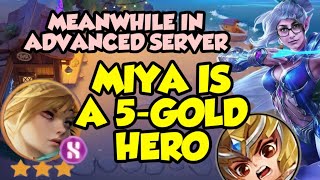 MIYA IS A 5-GOLD HERO #magicchess #mobilelegends #magicchessmobilelegends #mlbbcreatorcamp #mlbb