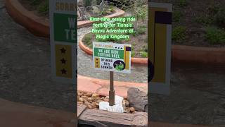 Ride Testing at Tiana’s Bayou Adventure at Magic Kingdom! #princessandthefrog #disneyworld  #shorts