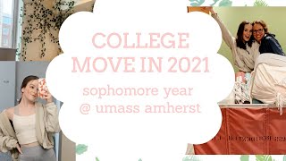 COLLEGE MOVE IN VLOG *SOPHOMORE YEAR AT UMASS AMHERST HONORS COLLEGE*