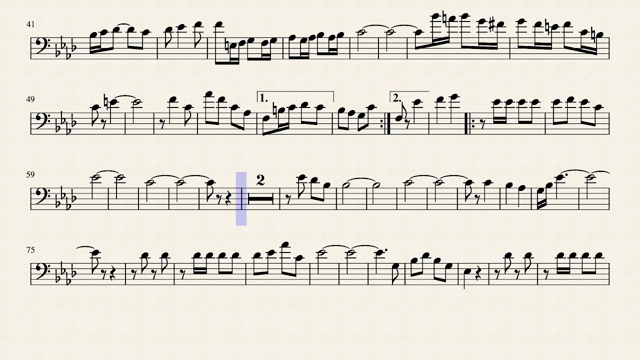 Dobrado Batista de Melo - M. Leite / partitura 1° Trompete. 