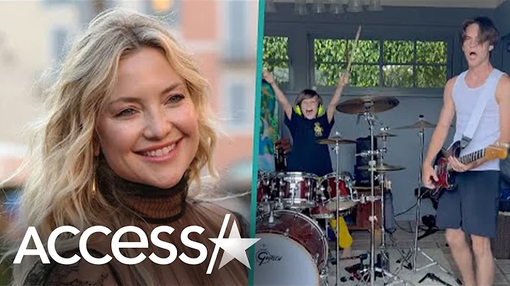 Kate Hudson's Sons Rock Out Before Ryder Heads To ...