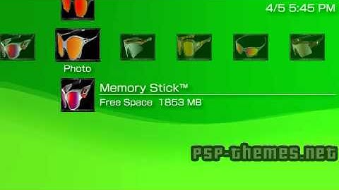 PSP Theme oakley flaming skull by yehsra PSP-Themes.NET