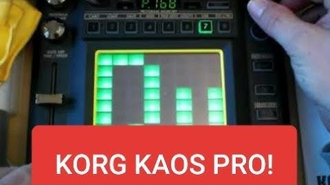 Korg Kaossilator Pro Video 2 of Many. The Learning Curve Continues