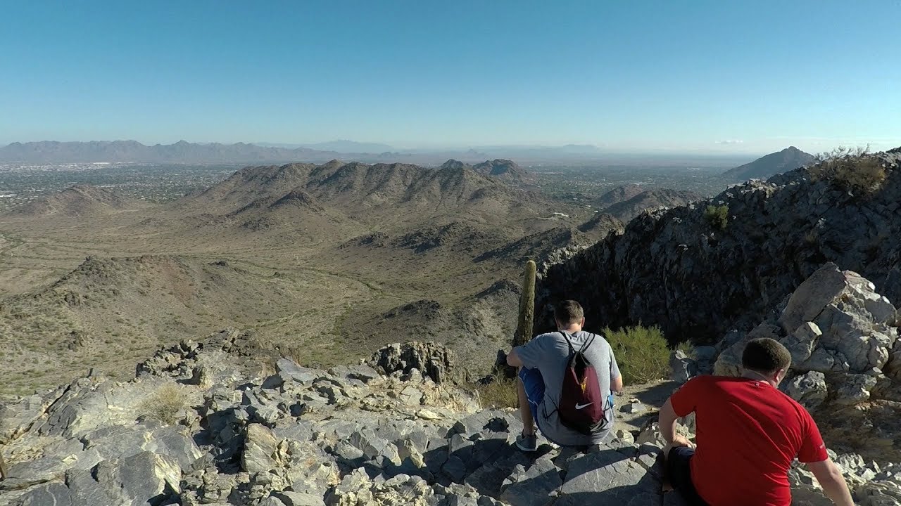 Piestewa Peak Phoenix Az Hiking Down. Great Views !