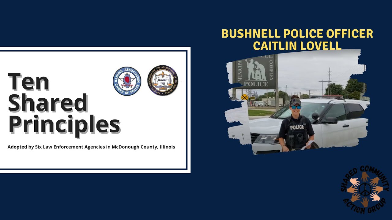 Principle 4 with Bushnell Police Officer Caitlin Lovell - YouTube