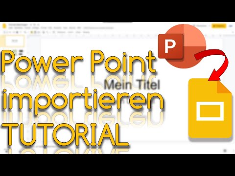 Power Point Datei importieren - Google Slides Tutorial