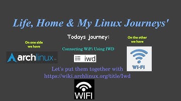 Watch Before Installing Arch Linux Using WiFi. Use The iwctl cmd.