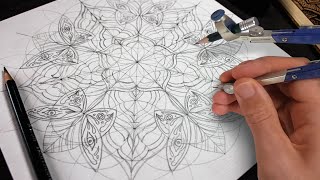 Five fold golden ratio mandala ✭ screenshot 2