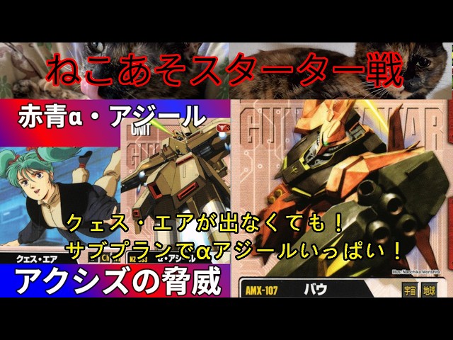ねこあそスターター戦⑥】αアジール降臨！やりたい効果が炸裂できない