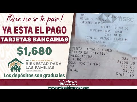 Checale! ya esta el PAGO o DEPOSITO en TARJETAS BANCARIAS de la BECAS BENITO JUÁREZ 2022 BECA BÁSICA