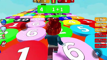 Playing math block race