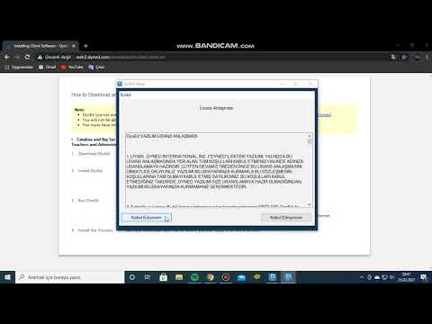 Bilgisarayda DYNed kurulumu