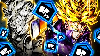 (Dragon Ball Legends) WITH GOHAN DOWN, LF SSJ TRUNKS EXPLODES IN ANGER! DAMAGE OFF THE CHARTS!