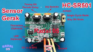 Modul Sensor Gerak HC SR501 Ide Kreatif DIY