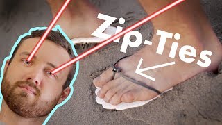 Making Sandals with Zip-Ties and a Laser