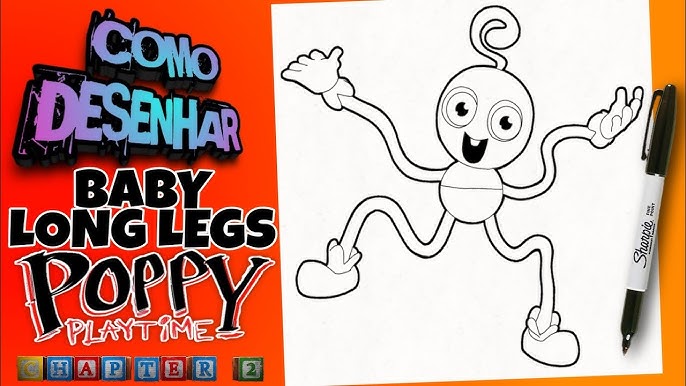 Como Desenhar a Daisy Poppy Playtime - Capitulo 3 