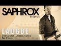Saphrox studios  standard guitar tuning notes  eadgbe
