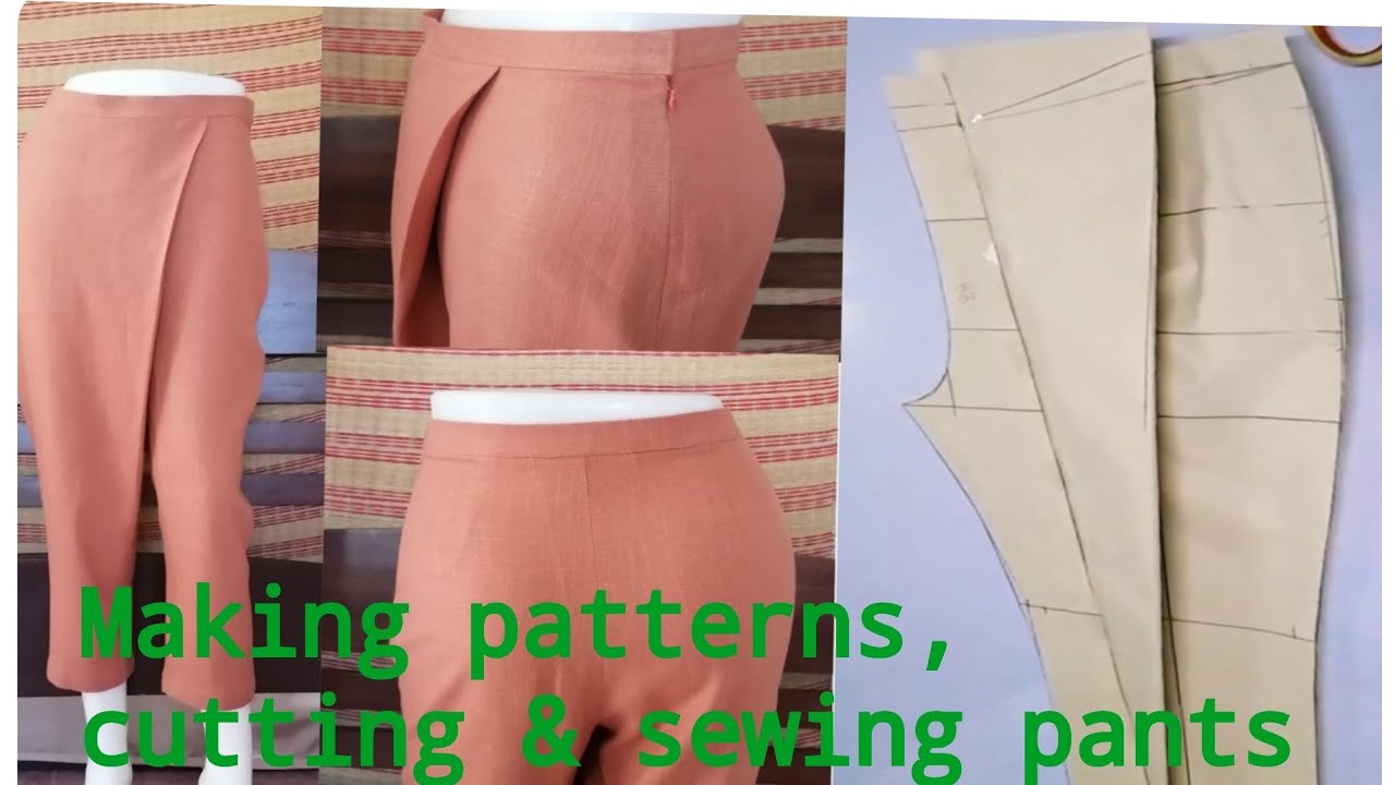 How to make pants patterns - YouTube