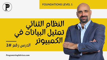 الدرس الثالث: النظام الثنائي وتمثيل البيانات في الكمبيوتر