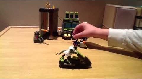 Mega bloks amazing spider man sewer lab ambush completed