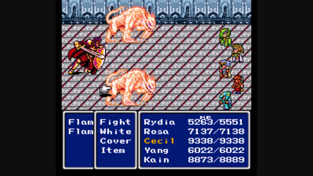 final fantasy iv snes cheat codes