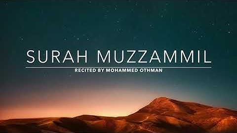 ((Surah Al Muzzammil))___سورة المزمل مكتوبة من القرآن الكريم 🌺 تلاوة تريح القلب 🌺 بدون حقوق طبع ونشر