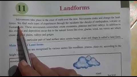 Std-6 | Subject-Social Science | Ch-11 Landforms | Part-1