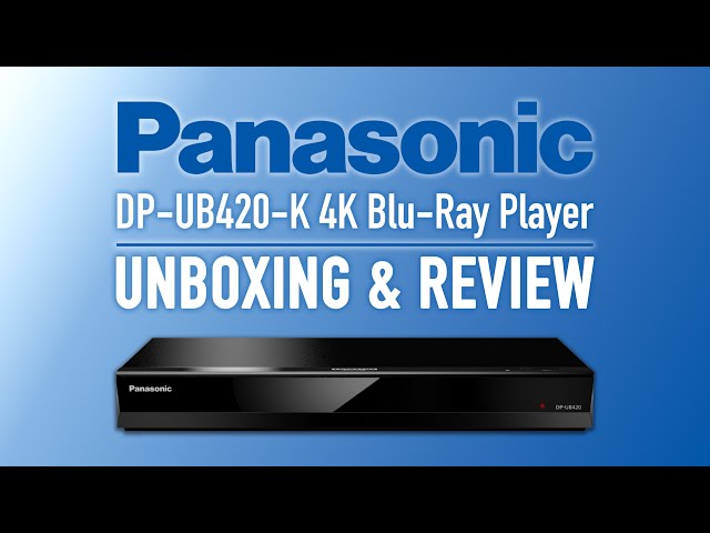 Panasonic 4K Blu-ray Player with Ultra HD Premium Video Playback and Hi-Res  Audio - DP-UB154P-K