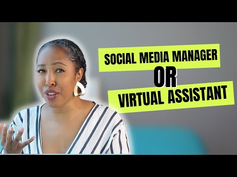 Social Media Manager VS a Virtual Assistant | What's the difference?