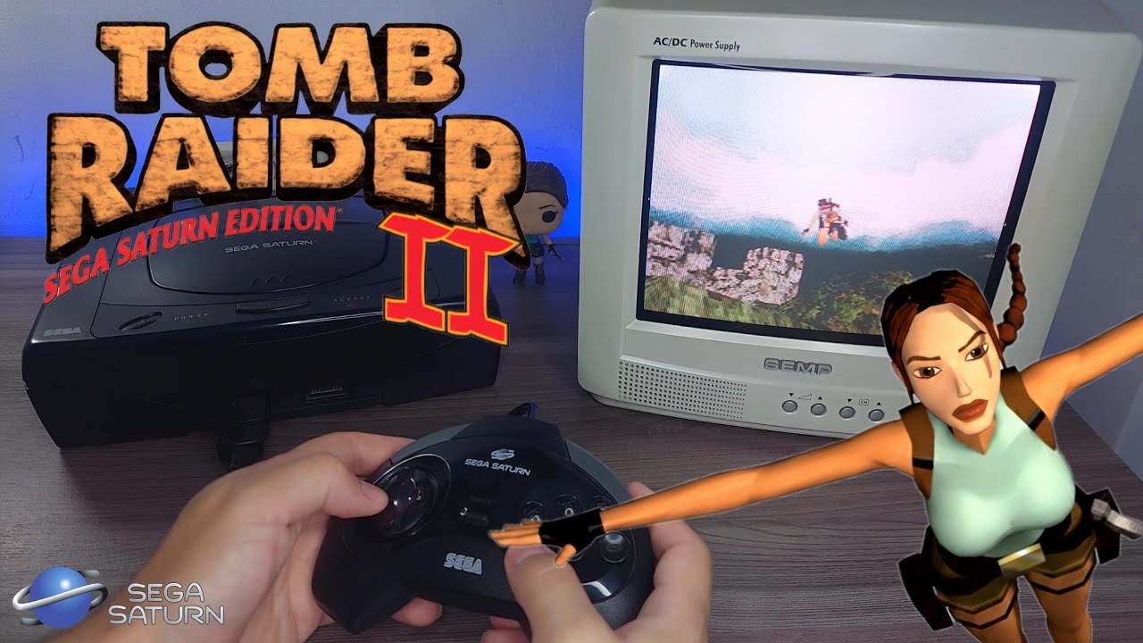 LARA CROFT Está Voando em SEGA SATURN 🔥 TOMB RAIDER II Sega Saturn Edition