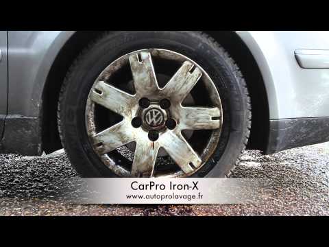 CarPro IRON X - wheel decontamination performance test 