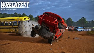 School Bus Figure 8 Racing in Wreckfest!