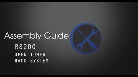 Penn Elcom R8200 Open Tower Rack Assembly Guide