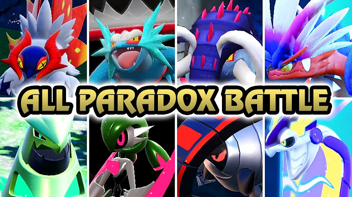Pokémon Scarlet & Violet - All Paradox Pokémon Battle