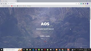 React AOS on scroll Animation Effect | Make your Website outstanding