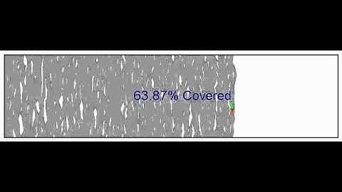 Robot Coverage: Boustrophedon Short With Uncertainty