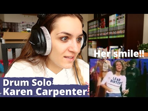 Reacting to Carpenters : Karen Carpenter Drum Solo ( 1976 )