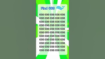 Check observation skill 63: only 7% people can find the number in 5 sec #shorts #spotthedifference