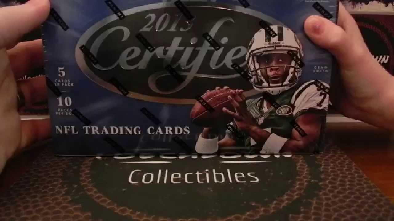 2013 Panini Certified Football Card Box Break YouTube