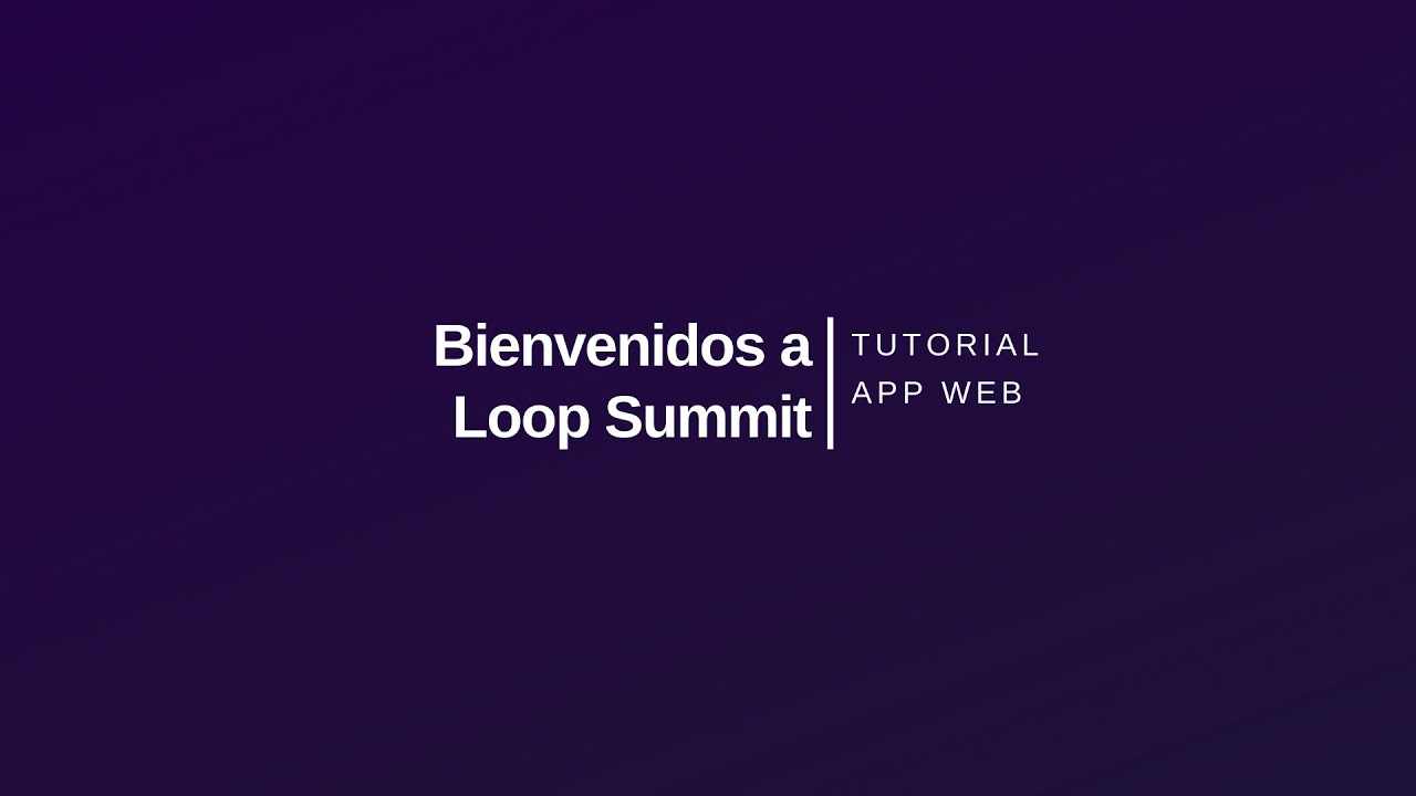 Tutorial APP WEB - LOOP Summit 2022 - YouTube