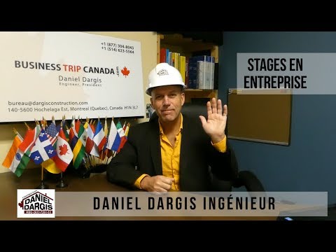 Stages en entreprise ingénierie, architecture Montréal Québec Canada - Daniel Dargis ingénieur OIQ